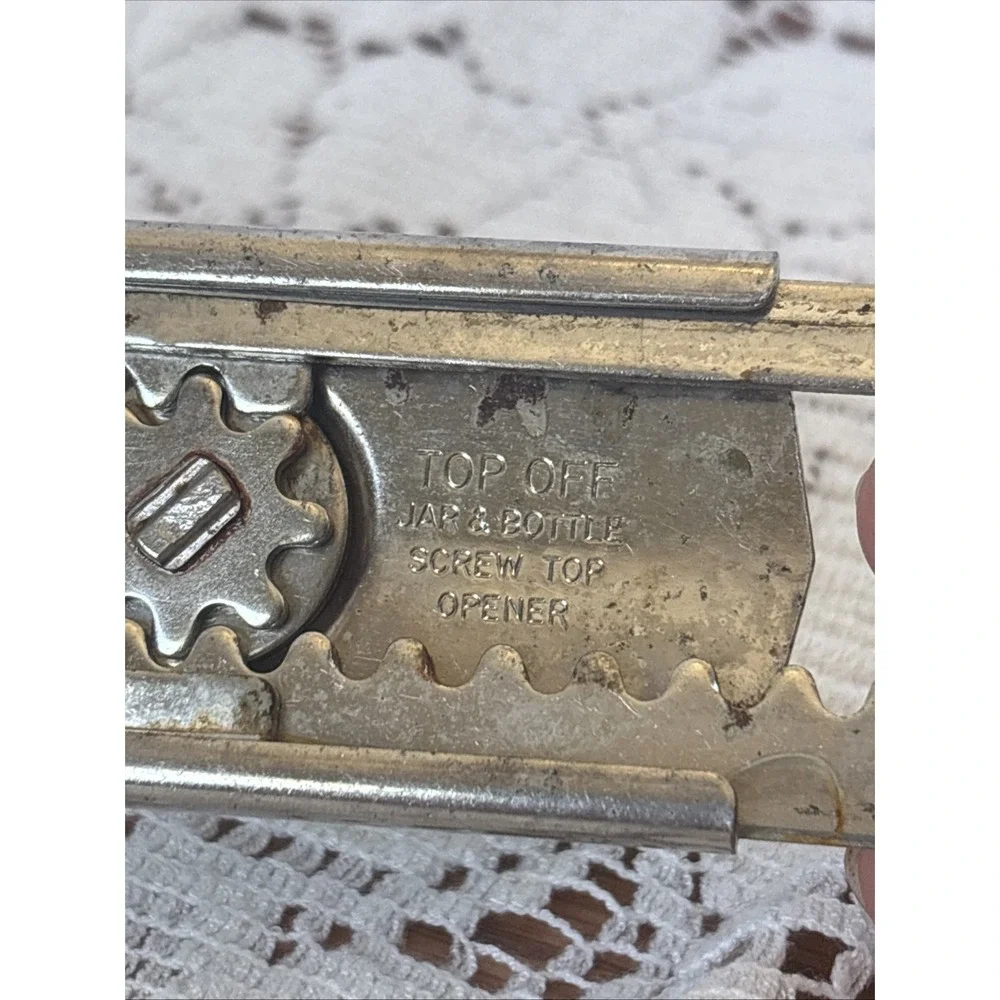 Vintage Edlund Top-Off Jar & Bottle‎ Screw Top Opener Green Handle Mint